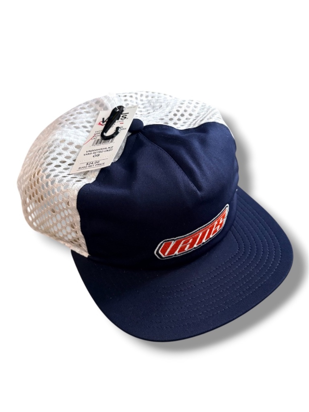 Vans Retro Unstructured Trucker Hat – Dress Blues (NWT)